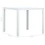 HDPE-Couchtisch mit Holzoptik weiß 78x78x74 cm von vidaXL, Couchtisch - Ref: Foro24-47881, Preis: 76,86 €, Rabatt: %