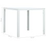 HDPE-Couchtisch mit Holzoptik weiß 78x78x74 cm von vidaXL, Couchtisch - Ref: Foro24-47881, Preis: 84,12 €, Rabatt: %
