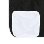 Cama alta niños con túnel madera pino blanco negro 80x200 cm de , Camas y somieres - Ref: Foro24-3283838, Precio: 190,79 €, D...