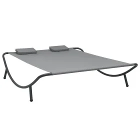 Anthracite gray fabric garden lounger by vidaXL, Outdoor beds - Ref: Foro24-48076, Price: 94,48 €, Discount: %