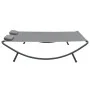 Anthracite gray fabric garden lounger by vidaXL, Outdoor beds - Ref: Foro24-48076, Price: 94,48 €, Discount: %