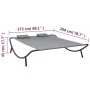 Anthracite gray fabric garden lounger by vidaXL, Outdoor beds - Ref: Foro24-48076, Price: 94,48 €, Discount: %