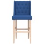 Hohe Hocker, 2 Stück, massives Gummiholz und Stoff von , Küchenhocker - Ref: Foro24-4006225, Preis: 96,99 €, Rabatt: %