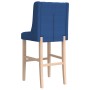 Hohe Hocker, 2 Stück, massives Gummiholz und Stoff von , Küchenhocker - Ref: Foro24-4006225, Preis: 96,99 €, Rabatt: %