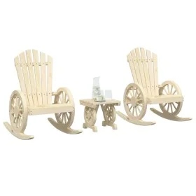 Gartenmöbel-Set 3-teilig aus massivem Tannenholz von , Gartensets - Ref: Foro24-3207123, Preis: 355,18 €, Rabatt: %