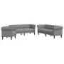 3-piece sofa set light gray fabric by , Sofas - Ref: Foro24-3209191, Price: 694,36 €, Discount: %