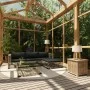 5-teiliges Gartenmöbel-Set und graue synthetische Rattankissen von vidaXL, Gartensets - Ref: Foro24-46808, Preis: 455,64 €, R...