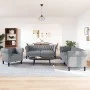 3-piece sofa set light gray fabric by , Sofas - Ref: Foro24-3209191, Price: 694,36 €, Discount: %