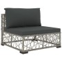 5-piece garden furniture set and gray synthetic rattan cushions by vidaXL, Garden sets - Ref: Foro24-46808, Price: 485,80 €, ...