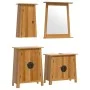 Bathroom furniture set 4 pieces solid pine wood by , Bathroom furniture - Ref: Foro24-3223463, Price: 516,95 €, Discount: %