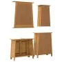 Bathroom furniture set 4 pieces solid pine wood by , Bathroom furniture - Ref: Foro24-3223463, Price: 516,95 €, Discount: %