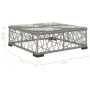 5-teiliges Gartenmöbel-Set und graue synthetische Rattankissen von vidaXL, Gartensets - Ref: Foro24-46808, Preis: 455,64 €, R...