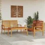 Gartenmöbel-Set 3-teilig aus massivem Akazienholz von , Gartensets - Ref: Foro24-3211797, Preis: 269,19 €, Rabatt: %