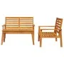 Gartenmöbel-Set 3-teilig aus massivem Akazienholz von , Gartensets - Ref: Foro24-3211797, Preis: 269,19 €, Rabatt: %