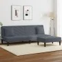 Dark gray velvet 2-piece sofa set with cushions by , Sofas - Ref: Foro24-3216263, Price: 292,59 €, Discount: %