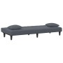 Dark gray velvet 2-piece sofa set with cushions by , Sofas - Ref: Foro24-3216263, Price: 296,46 €, Discount: %