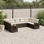 9-piece garden sofa set and brown synthetic rattan cushions by , Garden sets - Ref: Foro24-3220602, Price: 602,73 €, Discount: %
