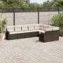 9-piece garden sofa set and brown synthetic rattan cushions by , Garden sets - Ref: Foro24-3220642, Price: 602,73 €, Discount: %