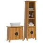 2-teiliges Badezimmermöbel-Set aus massivem Kiefernholz von , Badezimmermöbel - Ref: Foro24-3223456, Preis: 532,81 €, Rabatt: %