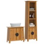 2-teiliges Badezimmermöbel-Set aus massivem Kiefernholz von , Badezimmermöbel - Ref: Foro24-3223456, Preis: 557,19 €, Rabatt: %