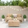3-teiliges Gartenmöbel-Set mit Kissen aus massivem Kiefernholz von , Gartensets - Ref: Foro24-3250764, Preis: 261,61 €, Rabat...