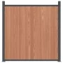 Panel de valla WPC marrón 353x186 cm de , Paneles de vallas - Ref: Foro24-3282799, Precio: 685,73 €, Descuento: %