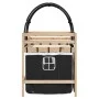 Cama alta niños con túnel madera pino blanco negro 90x200 cm de , Camas y somieres - Ref: Foro24-3283844, Precio: 212,21 €, D...