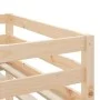 Cama alta niños con túnel madera pino blanco negro 90x200 cm de , Camas y somieres - Ref: Foro24-3283844, Precio: 212,21 €, D...