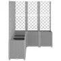 Pflanzgefäß mit Gitter PP hellgrau 160x120x140 cm von , Töpfe und Pflanzgefäße - Ref: Foro24-367877, Preis: 219,82 €, Rabatt: %