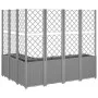Planter with trellis PP light gray 160x120x140 cm by , Pots and planters - Ref: Foro24-367877, Price: 219,82 €, Discount: %