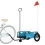 Remolque para bicicletas hierro y tela Oxford azul de , Remolques para bicicletas - Ref: Foro24-94184, Precio: 77,86 €, Descu...