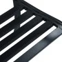 Banco de jardín acero negro 125 cm de vidaXL, Bancos de jardín - Ref: Foro24-47943, Precio: 84,49 €, Descuento: %