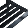 Banco de jardín acero negro 125 cm de vidaXL, Bancos de jardín - Ref: Foro24-47943, Precio: 84,49 €, Descuento: %