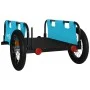 Remolque para bicicletas hierro y tela Oxford azul de , Remolques para bicicletas - Ref: Foro24-94184, Precio: 77,86 €, Descu...