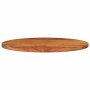 Ovale Tischplatte aus massivem Akazienholz 100x40x3,8 cm von , Tischplatten - Ref: Foro24-370810, Preis: 68,55 €, Rabatt: %