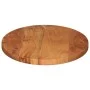 Ovale Tischplatte aus massivem Akazienholz 100x40x3,8 cm von , Tischplatten - Ref: Foro24-370810, Preis: 67,45 €, Rabatt: %