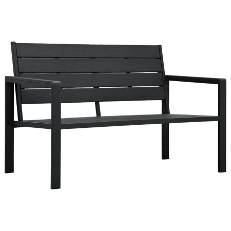 HDPE Gartenbank schwarze Holzoptik 120 cm von vidaXL, Gartenbänke - Ref: Foro24-47878, Preis: 165,93 €, Rabatt: %