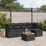 6-piece garden sofa set and black synthetic rattan cushions by , Garden sets - Ref: Foro24-3264709, Price: 342,81 €, Discount: %