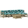 Gartenmöbel-Set 6-teilig und Kissen aus imprägniertem Kiefernholz von , Gartensets - Ref: Foro24-3250931, Preis: 581,99 €, Ra...