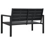 HDPE Gartenbank schwarze Holzoptik 120 cm von vidaXL, Gartenbänke - Ref: Foro24-47878, Preis: 165,93 €, Rabatt: %