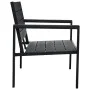 Banco de jardín HDPE negroo aspecto madera 120 cm de vidaXL, Bancos de jardín - Ref: Foro24-47878, Precio: 142,38 €, Descuent...