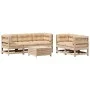 Juego de muebles de jardín 6 pzas y cojines madera maciza pino de , Conjuntos de jardín - Ref: Foro24-3250808, Precio: 647,13...