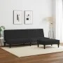 Zweiteilige Sofagarnitur aus schwarzem Samt von , Sofas - Ref: Foro24-3216277, Preis: 312,86 €, Rabatt: %