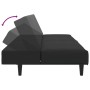 Zweiteilige Sofagarnitur aus schwarzem Samt von , Sofas - Ref: Foro24-3216277, Preis: 319,62 €, Rabatt: %