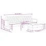 Zweiteilige Sofagarnitur aus grauem Kunstleder von , Sofas - Ref: Foro24-3216289, Preis: 327,22 €, Rabatt: %
