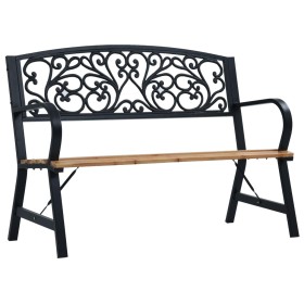 Banco de jardín de madera 120 cm de vidaXL, Bancos de jardín - Ref: Foro24-47940, Precio: 94,40 €, Descuento: %