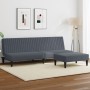 Zweiteilige Sofagarnitur aus dunkelgrauem Samt von , Sofas - Ref: Foro24-3216275, Preis: 296,89 €, Rabatt: %
