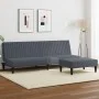 Zweiteilige Sofagarnitur aus dunkelgrauem Samt von , Sofas - Ref: Foro24-3216275, Preis: 291,66 €, Rabatt: %