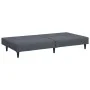 Zweiteilige Sofagarnitur aus dunkelgrauem Samt von , Sofas - Ref: Foro24-3216275, Preis: 291,66 €, Rabatt: %