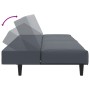 Zweiteilige Sofagarnitur aus dunkelgrauem Samt von , Sofas - Ref: Foro24-3216275, Preis: 296,89 €, Rabatt: %